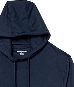 Sudadera con capucha de Jersey ligero de otoño informal para hombre con tejido de punto de algodón 100% transpirable y absorbente de humedad para mayor comodidad - Product Image 5