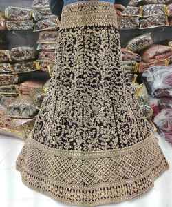 Vente en gros à la mode soie Lehenga Choli style pakistanais Salwar avec broderie en georgette Séquence travail Dupatta fêtes ethniques ApparelGarment - Product Image 3