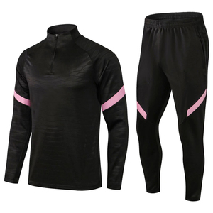 Survêtements de football thaïlandais bleu foncé personnalisés pour hommes et jeunes - Product Image 2