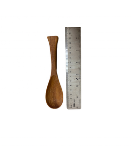 Cuchara de sopa de madera tallada rústica con mango largo/cuchara mezcladora de madera de nogal ecológica, cuencos de tenedor para utensilios de cocina - Product Image 2