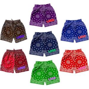 กางเกงขาสั้นผ้าตาข่ายสำหรับผู้ชายกางเกงขาสั้นใส่วิ่งซับลิเมชันลำลอง - Product Image 1