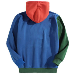 2025 automne saison hommes 100% coton biologique à capuche respirant fermeture éclair à capuche bouffée impression Logo personnalisé broderie nouveauté - Product Image 2