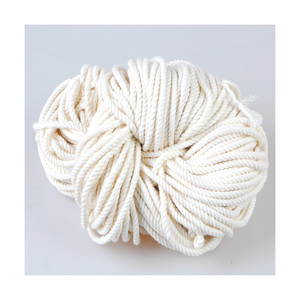 [Misoknit] Macrame Cord Soft TC 3mm 4mm 5mm Hilo de tejer grueso Algodón 40% + Poly 60%/Algodón puro color liso - Product Image 1