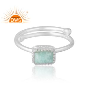 Anillo de piedras preciosas ahumadas naturales de Plata de Ley 925 más vendido, joyería personalizada para mujer, regalo para ella - Product Image 3