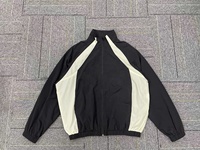 Vestes décontractées pour hommes, coupe-vent, respirantes, 100% fibre de polyamide, broderie, appliqué, patchwork, vente en gros, veste chaude pour hommes