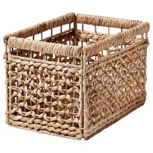 Panier en jacinthe d'eau tissé lâche avec cadre en fer, panier de rangement fait à la main, vente en gros, écologique, fabriqué au Vietnam - Product Image 1