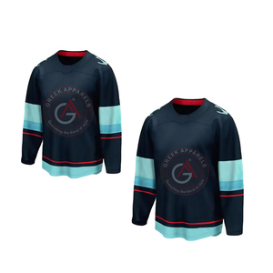 Maillots de hockey sur glace d'équipe personnalisés brodés de qualité supérieure maillots de hockey sur glace de sublimation bon marché personnalisés de nouveau design - Product Image 6