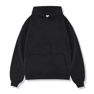 Haute qualité automne hiver poids lourd hommes polaire épais sweat à capuche blancs surdimensionné personnalisé grande taille hommes sweats à capuche - Product Image 4