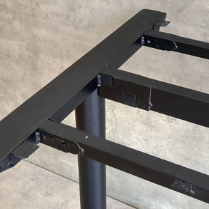 Minimalist Steel Assembly Legs for L-Shape 140x100cm <b>Corner</b> Dining Table Powder Coated HCTO009 <b>Bench</b> Legs for Chair for Hospital - Product Image 6