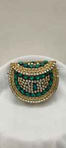 Sac de soirée en mosaïque métallique sur mesure, accents artistiques en carreaux, grande capacité, fermeture à bouton, imperméable, accessoire de mode moderne - Product Image 3