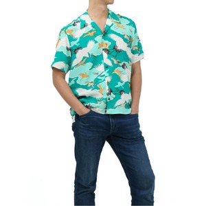 ชุดเสื้อและกางเกงขาสั้น2ชิ้นสำหรับผู้ชายชุดชายหาดฮาวายพิมพ์ลายแขนสั้นสำหรับฤดูร้อน - Product Image 3