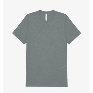 El mejor fabricante de verano, venta al por mayor, camiseta de manga corta con cuello redondo, diseño de logotipo personalizado, etiqueta de cuello de Color sólido, camisetas para hombres, camiseta - Product Image 1