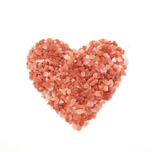 100% Qualité Naturel Premium Fine Grain Comestible Rose Sel Coeur Conception Promouvoir La Brûlure Des Graisses Pakistan Himalaya Mer Sel Raffiné - Product Image 1