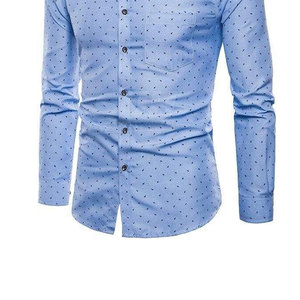 Chemises décontractées pour hommes durables, de haute qualité, à séchage rapide, légères, confortables, 100% coton, respirantes, écologiques, manches longues, été - Product Image 4