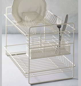 Plato multifuncional para cubiertos, suelo, estante de almacenamiento de cocina multicapa, escurridor de platos para encimera con acabado de alta calidad - Product Image 1