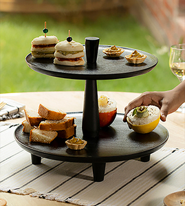 Wooden <b>3</b> <b>Tiered</b> Serving Tray <b>Cake</b> <b>Stands</b> Cupcake Holder Dessert Display <b>Stand</b> Table Decorations for Party - Product Image 5