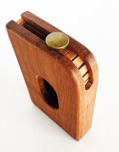 GIVE <b>CIGARETTE</b> <b>CASE</b> LUXURY CUSTOM VINTAGE Black Wooden Box Walnut Slim Pocket High Quality Storage Container for Gift - Product Image 4