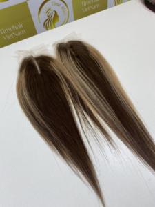 BONESTRAIGHT 100% Densidad Cierre de encaje transparente Hecho en Vietnam Super Calidad Piano Color Cabello humano Tejido Pelucas Tendencia caliente - Product Image 2