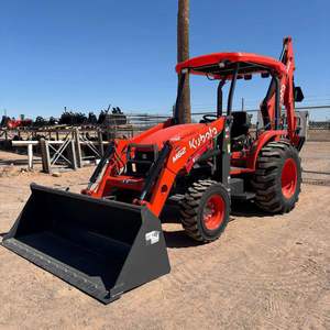 Tracteur à roues 4x4 M62 de 14 pieds avec moteur de 60 CV et boîte de vitesses, chargeur frontal TLB, pelle arrière, pompe - Prix - Product Image 6