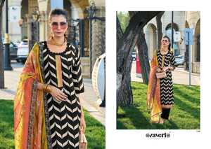 Nouvelle tenue de créateur à feuilles persistantes fantaisie haute sur demande meilleur costume Salwar en mousseline et Dupatta avec broderie travail femme exportateur de mode - Product Image 3