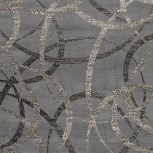 Alfombra de viscosa con mechones abstracta grande moderna pila de bucle de respaldo de látex para uso doméstico para alfombras de sala de estar - Product Image 1