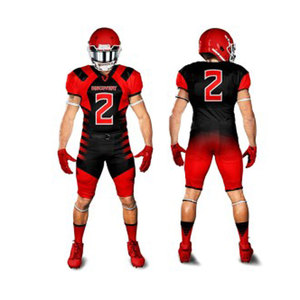 Vente en gros d'uniformes de football américain à manches courtes personnalisés pour la jeunesse et l'entraînement collégial uniformes de sublimation pour hommes surdimensionnés - Product Image 4