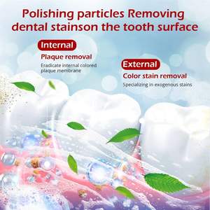 Espuma Dental Blanqueadora V34 50ml OEM, Mousse Morado Tamaño Regular para Dientes Blancos y Eliminación del Mal Aliento, Sin Flúor, Venta al Por Mayor - Product Image 4