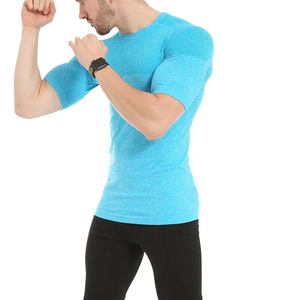 Men's Quick Dry Breathable Suit Solid Color Short <b>Sleeve</b> Loose Oversize Two Pieces Men short set customized Pattern - Product Image 5