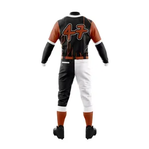 Uniformes de softball à sublimation personnalisée de la meilleure qualité, t-shirt, ensembles d'uniformes de softball pour jeunes, uniformes de softball à rayures pour adultes - Product Image 6