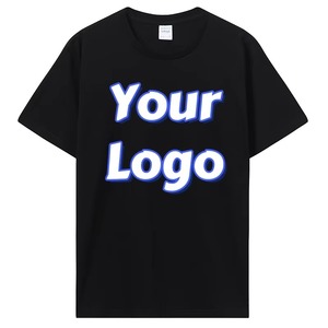 T-shirts en coton en vrac personnalisés pour hommes et femmes DIY Photo et logo imprimés coupe surdimensionnée hauts personnalisés - Product Image 6
