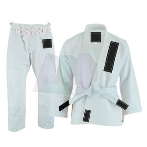 Durable Quality <b>Men's</b> BJJ <b>Kimono</b> Uniform Sets Front Polyester/Cotton Material Breathable Superior Comfort for Competition - Product Image 1