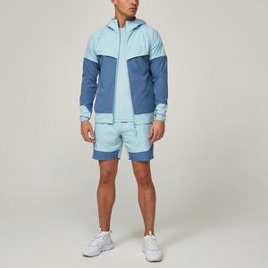 Conjunto Deportivo de Verano 2025, Chaqueta Cortavientos de Poliéster, Conjunto Deportivo Corto de Buena Calidad para Hombre, Personalizable - Product Image 1