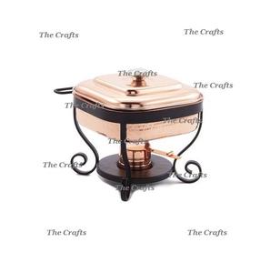 Plat de service en acier martelé de la meilleure conception pour les accessoires de mariage et d'hôtel, plat de service pour aliments - Product Image 2