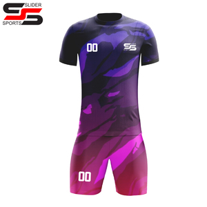 Uniforme de Fútbol Personalizado de Alta Calidad OEM, Diseño Sublimado, Unisex, Ropa Deportiva Transpirable para Entrenamiento de Verano - Product Image 3