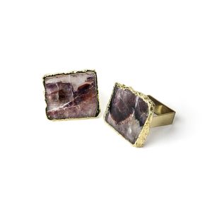 Anillo de Servilleta de Resina Brillante de Diseño Moderno que Ofrece un Acabado Luminoso para una Decoración de Mesa Atractiva y Accesorios de Comedor Duraderos - Product Image 4