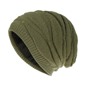 Gorro de Lana 100% Unisex, Transpirable e Impermeable para Invierno - Diseño Personalizable, Estilo Urbano, Patrón a Cuadros/Liso - Product Image 4