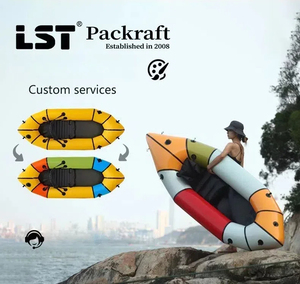 1인용 낚시용 저렴한 중국산 LST 풍선식 안정적인 경량 플로팅 보트 팩래프트 - Product Image 6