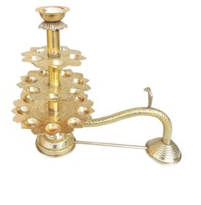 Deepak de latón de alta calidad y Mejor Diseño de tendencia para la decoración de Puja y templo y el uso doméstico del templo de la India - Product Image 3