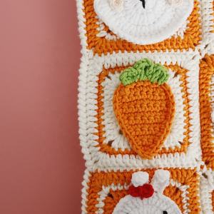 Bolso de Hombro Abierto de Lana Tejido a Crochet con una Sola Correa, Hecho a Mano, Creativo, para Mujer, a la Moda, Estilo Abuela, Tipo Satchel, 30x30cm - Product Image 4