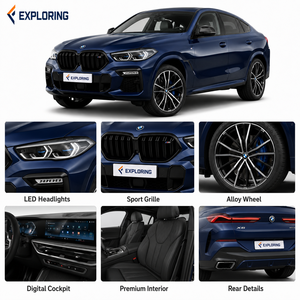 2023 <span class=keywords><strong>X6</strong></span> XDrive40i <span class=keywords><strong>M</strong></span> Sport 3.0T 381HP Essence Automatique Toit Panoramique Coupé SUV de Luxe pour l'Exportation - Product Image 2