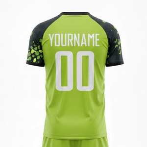 Conjunto de Uniforme de Fútbol Personalizado Sublimado, Transpirable, de Malla, Incluye Camiseta Ligera 100% Poliéster y Pantalones Cortos a Juego con Elástico - Product Image 6