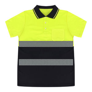 Camisa de seguridad de manga larga y corta reflectante de alta visibilidad para hombre, camisa de trabajo de alta visibilidad para hombre, venta completa personalizada - Product Image 6