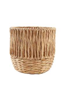 Jardinière artisanale en jacinthe d'eau pour pots de fleurs, décoration intérieure, bureau, balcon et jardin extérieur - Product Image 4