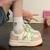 Nouvelles Chaussures de Skate Blanches Japonaises 2026 pour Femmes – Confortables, Polyvalentes, Idéales pour Étudiantes – Baskets Décontractées Populaires – En Stock à l'Étranger