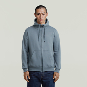 Personalizado 280 gramos 100% algodón grueso peso pesado Regular Fit cremallera Sudadera con capucha hombres Casual sólido alta calidad Invierno Polar servicio OEM - Product Image 1