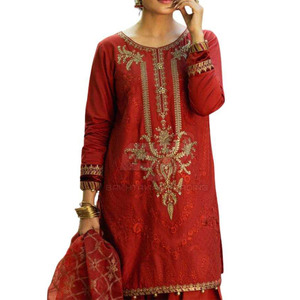 Shalwar Kameez pakistanais 2025, robe pour femmes en 3 pièces, costume imprimé numérique pour la vente en gros en taille adulte - Product Image 6