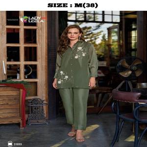 Dernière tenue de créateur Ensemble de CO-ORD Pure Handwork Viscose Organza & Pantalon Achats en ligne Inde À vendre - Product Image 1