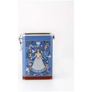 Lata de almacenamiento de metal con temática de Cenicienta 75x100x150mm con cierre de alambre y tapa transparente - Product Image 1