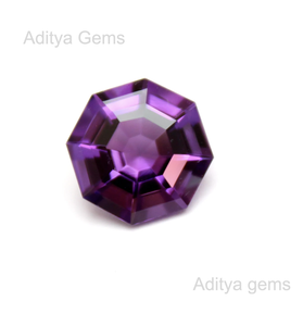Vente chaude naturel africain améthyste forme octogonale pierres précieuses en vrac Jaipur fabricant en gros en vrac prix 1mm à 50mm violet - Product Image 2
