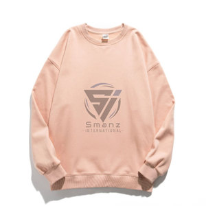 Sweat-shirt unisexe personnalisé à manches longues en tissu éponge respirant à col rond coupe classique pour le printemps - Product Image 4